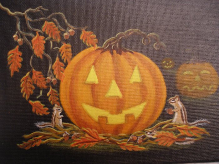 Art Print Halloween "Autumn Surprise"