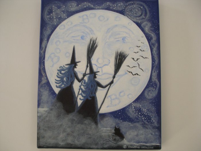 Halloween Art Print Conjuring Constellations