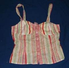 Womens Striped City DKNY Tank Top sz 4 Spring/Summer