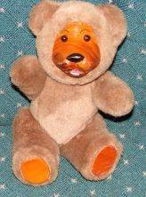 Wooden Face/Pads Bear Jointed Arms/Legs GUC