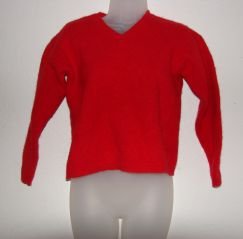 Womens New York & Company Red Wool Sweater sz M