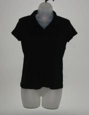 Anne Klein Sport Black Polo sz Medium EUC