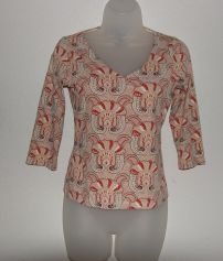 Womens The Limited Stretch 3/4 Sleeve Shirt sz XS