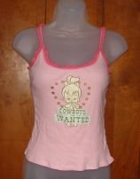 Juniors Hanna Barbera Pebbles COWBOYS WANTED Tank Top M