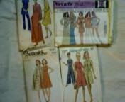 4 Vintage Sewing Patterns Size 14 Simplicity, McCall's and Butterwick