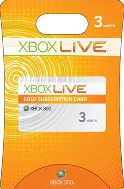Xbox 360 Live 3 Month Gold Subscription Card 15-30 Minute Delivery