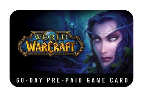 World of Warcraft Sixty Day Prepaid Game Time Card WoW 15-30 Minute Delivery