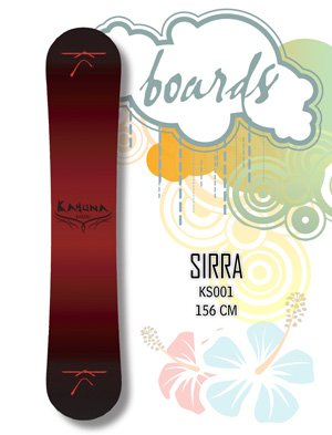 Snowboard - 156cm Sirra by Kahuna Creations