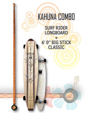 Kahuna Combo: Surf Rider Longboard + Big Stick Classic 6' 0"