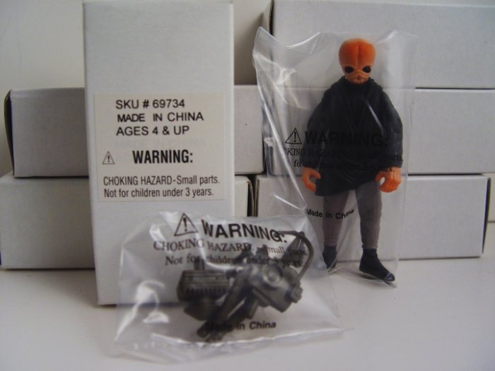 Lot of 5 Star Wars mail-away Cantina Band Member action figures MIB