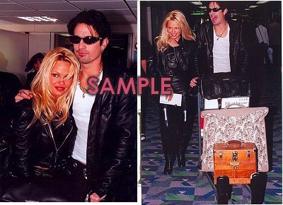 Pamela Anderson & Tommy Lee 1995 Heathrow