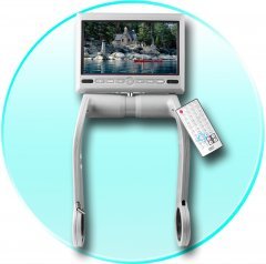 7 inch TFT LCD Armrest with a Built In DVD Player