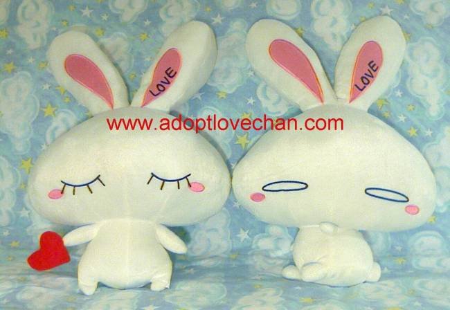 Set of Plush Stuffed LOVE-Chan - Ai Otsuka Bunny Rabbit