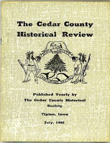 Cedar County Iowa Historical Review 1966 old schools 1966