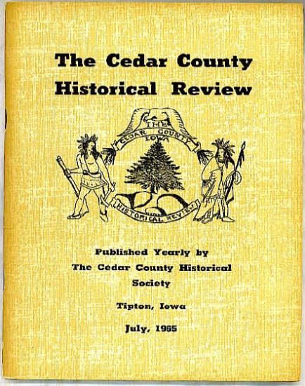 CEDAR COUNTY Historical Review 1965 Marriage records 1854-55