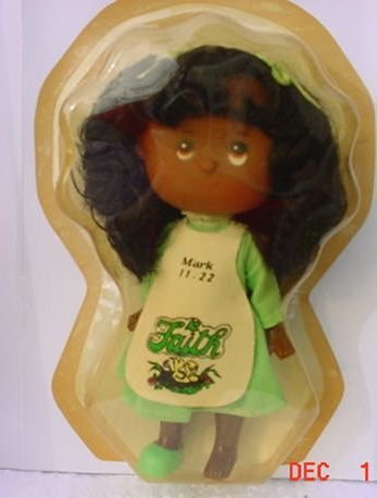 Doll Faith 1984 Black/Brown Doll NEW un-opened Scented Praise Doll