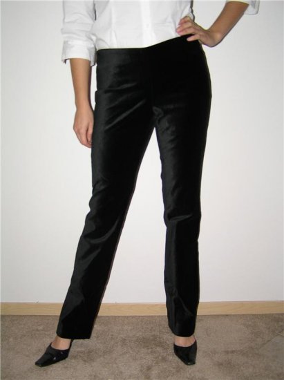 INC International Concepts Black Velvet Pants