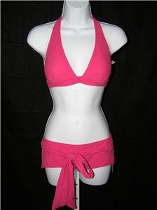 Juicy Couture Tie Front Hipster (Size P; C-cups)