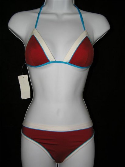 Dolce & Gabbana Red Triangle Swimsuit (Size XL)