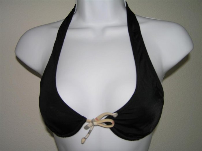Burberry Black Bikini Top (Size XS)
