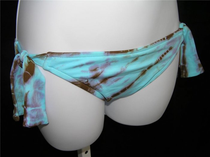 Lucky Brand Blue Bikini Bottom (Size L)