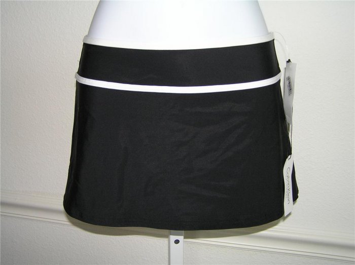 Calvin Klein Black/White Beach Skirt