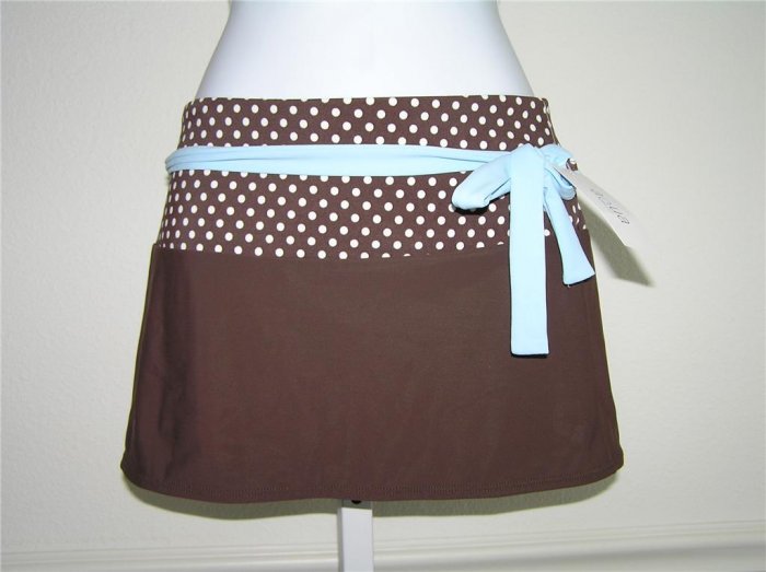 Aqua A-line Mocha Beach Skirt