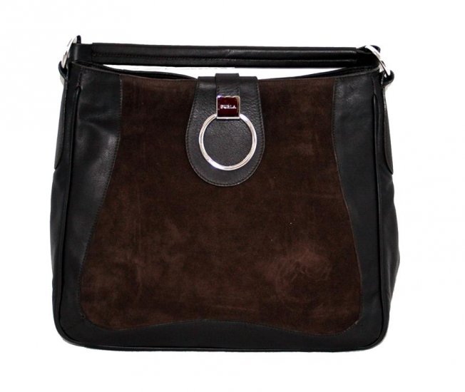 FURLA Aretha Medium Shoulder Leather Handbag Bag