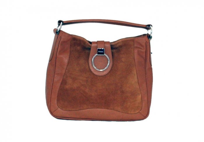 FURLA Aretha Medium Shoulder Leather Handbag Bag