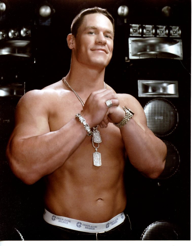 John Cena Shirtless 8x10 Photo B9960