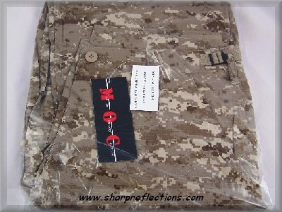 Digital Camo BDU Pants Desert X Large New NIB