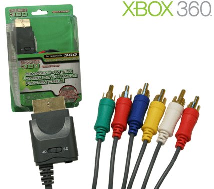 Xbox 360 Component AV Cable with Optical Output