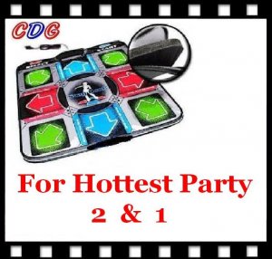 V2 Deluxe Foam DDR Dance Pad for Wii Hottest Party 3, 2, 1