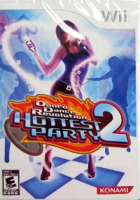 Wii Hottest Party 2 Dance Dance Revolution DDR Game Only