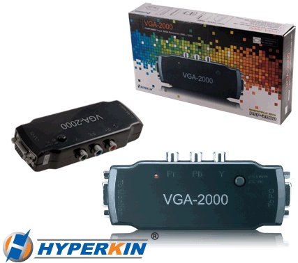 High Resolution Component Input VGA Box for PS3, Xbox 360, PSP 2000
