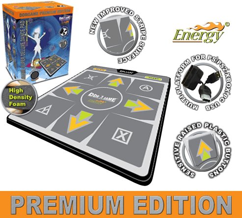 4IN1 Energy High Dense DDR Dance Mat PS/PS2/Xbox//Wii/PC Pad