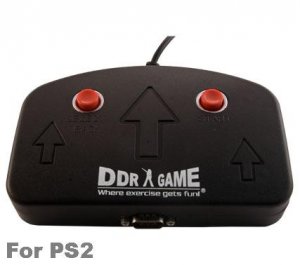 Dance Dance Revolution Control Box for PS/PS2 Metal Dance Pads (15-pin male)