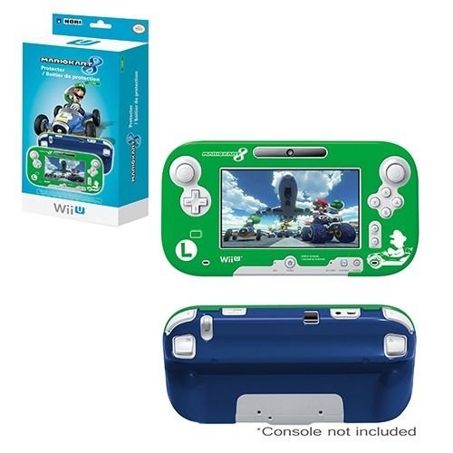 Official Hori Mario Kart 8 Protector Cover Case for Nintendo Wii U GamePad Luigi