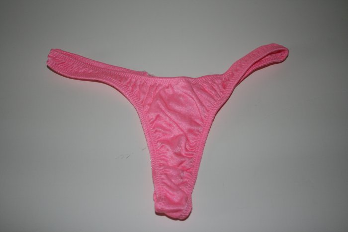 Butterfly applique thong Light Pink