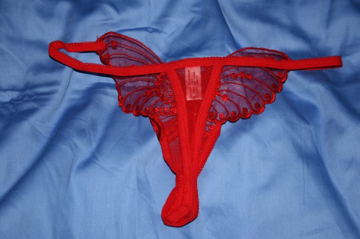 Butterfly thong Red