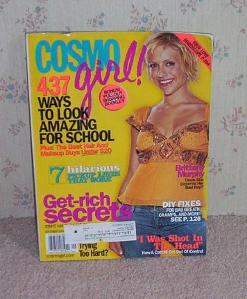 Cosmo Girl Magazine September 2004 Brittany Murphy