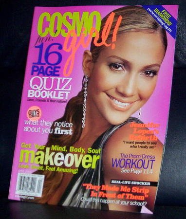 Cosmo Girl Magazine April 2005 Jennifer Lopez