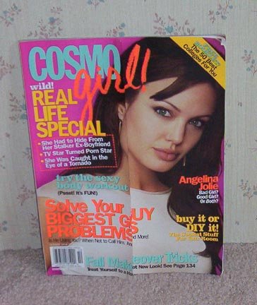 Cosmo Girl Magazine October 2004 Angelina Jolie