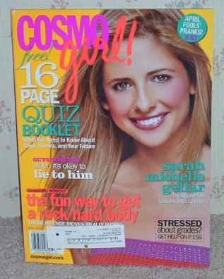 Cosmo Girl Magazine April 2004 Sarah Michelle Gellar