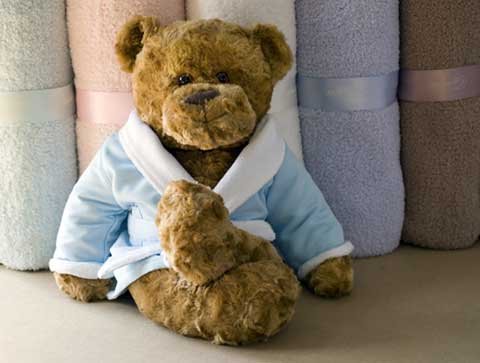 Ted E Bear Robe Periwinkle