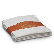 Waffle Weave Wash Cloth White - Set of 12