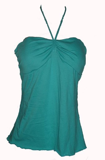 Eyeshadow Blue Halter Tube Top Sz X-Large