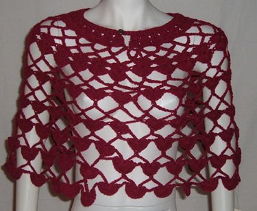 Rampage Cropped Poncho One Size