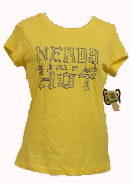 Nerds Are So Hot Graphic Tee Sz Medium