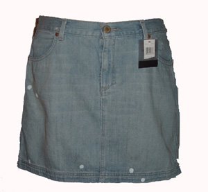 Calvin Klein Jeans Distressed Denim Mini Sz 14
